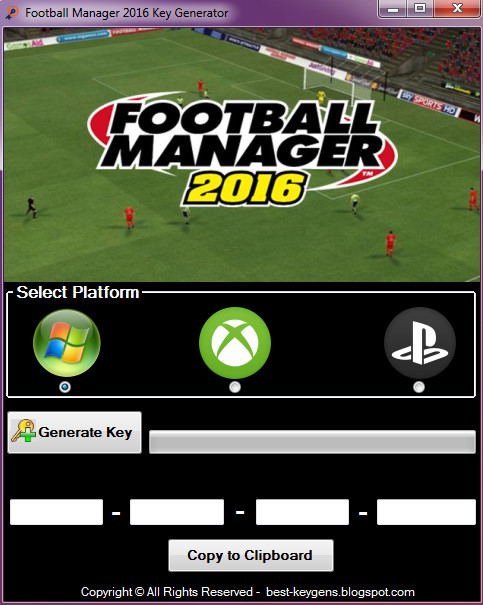 Football Manager Activation Key Generator