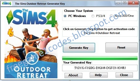 The sims 4 key generator